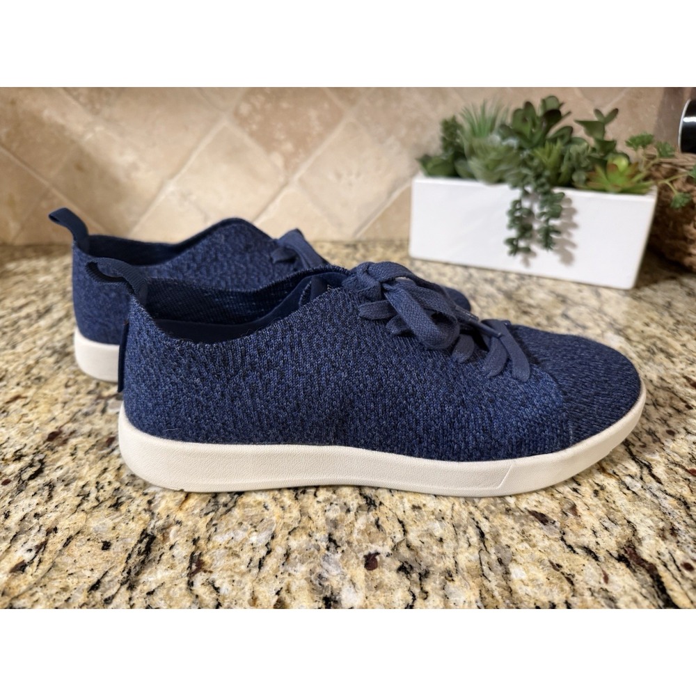 Woolloomooloo‎ Darwin Lace-Up Casual Navy Blue Size EU 40 Merino Wool Sneakers